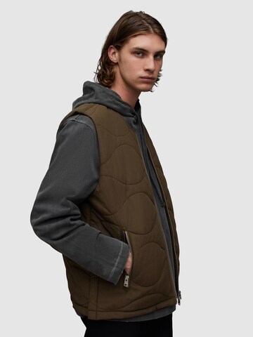AllSaints Weste in Braun