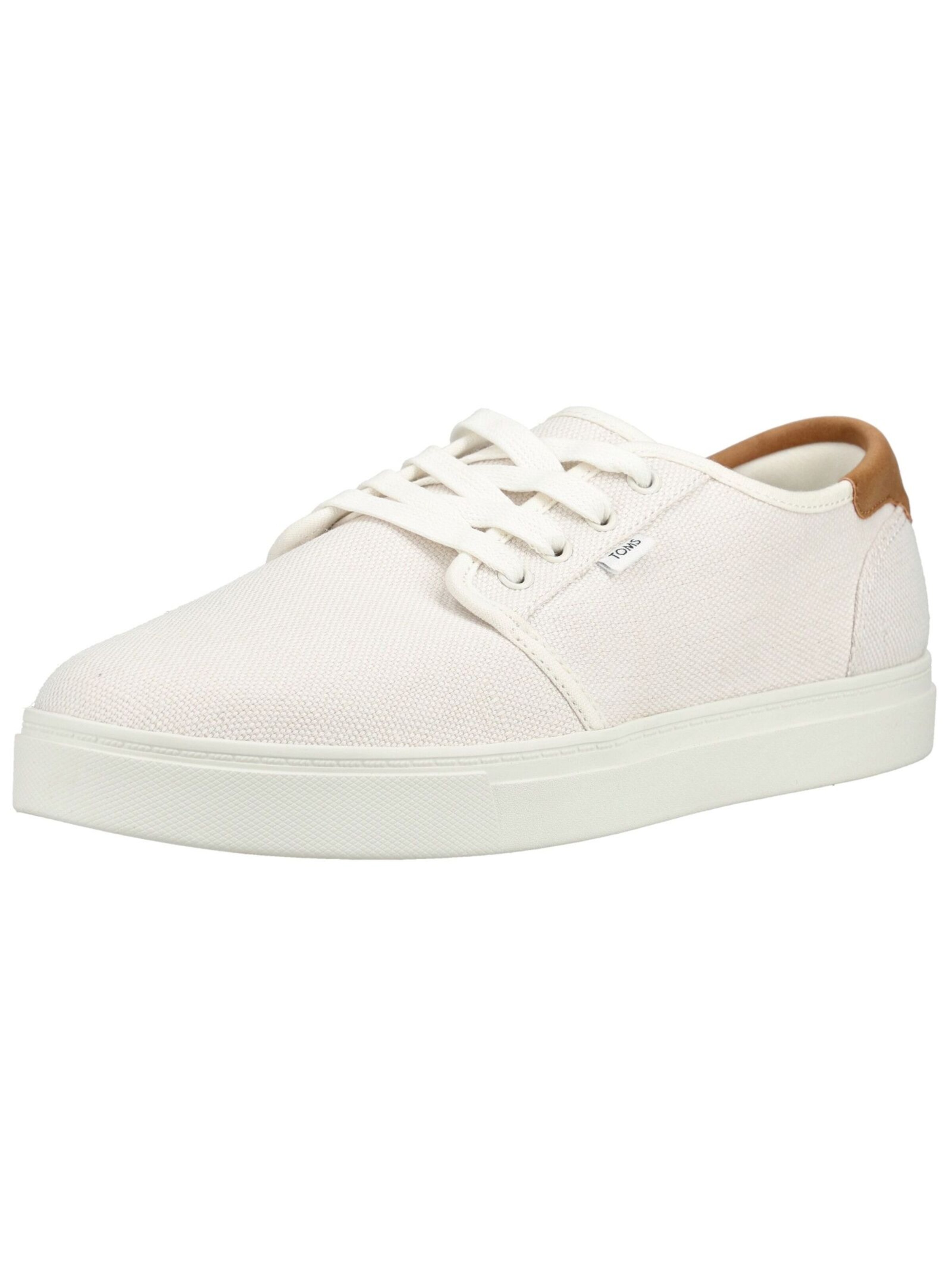 Baskets basses TOMS en blanc : devant