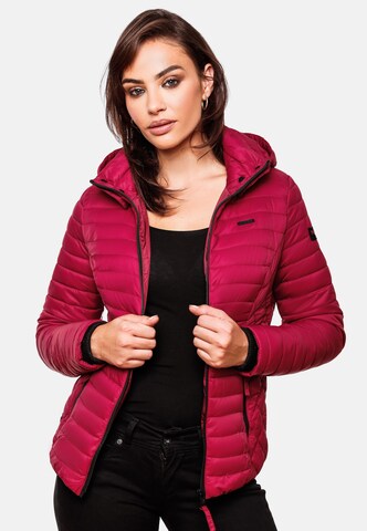 Veste mi-saison 'Samtpfote' MARIKOO en rose