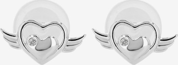 Akzent Earrings '"Yuki" aus 925 Sterlingsilber, rhodiniert, langlebig' in Silver: front
