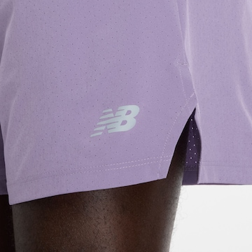 new balance - Regular Calças de desporto 'RC 7' em roxo