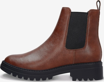 nae Vegan Shoes - Botas 'EVIE' en marrón: frente