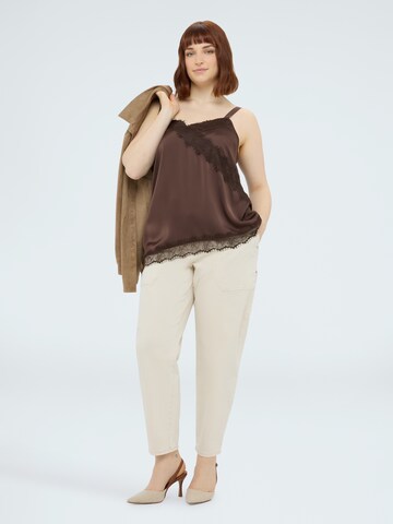 Haut Fiorella Rubino en marron