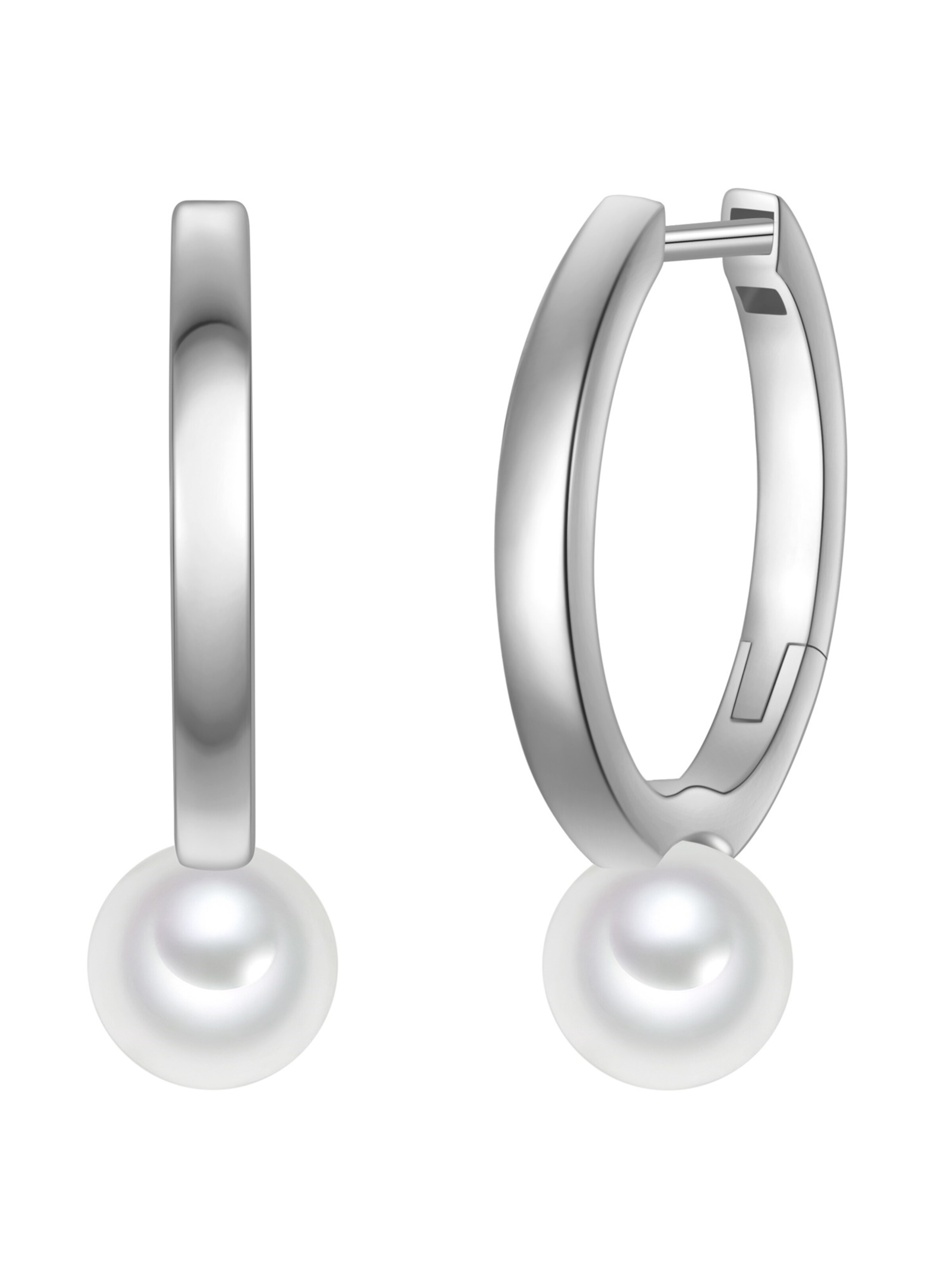 Boucles d'oreilles Rafaela Donata en argent : devant