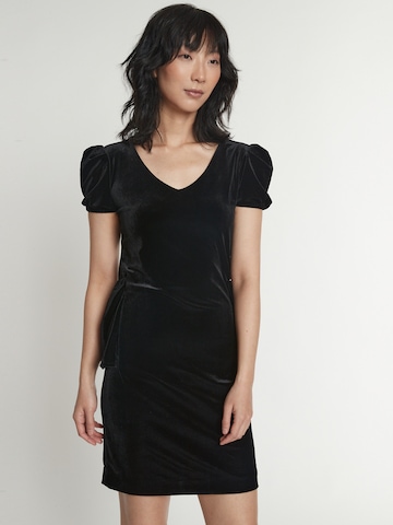 Ana Alcazar Cocktail Dress ' Anahy ' in Black: front