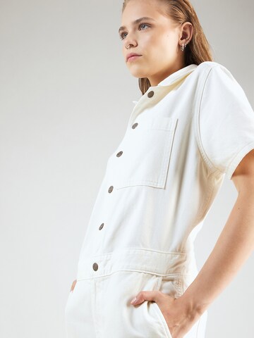 LEVI'S ® Kezeslábas 'SS Heritage Jumpsuit' - fehér