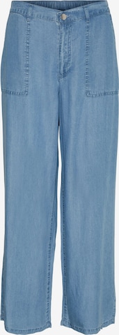 VERO MODA Wide leg Pants 'Harper' in Blue: front