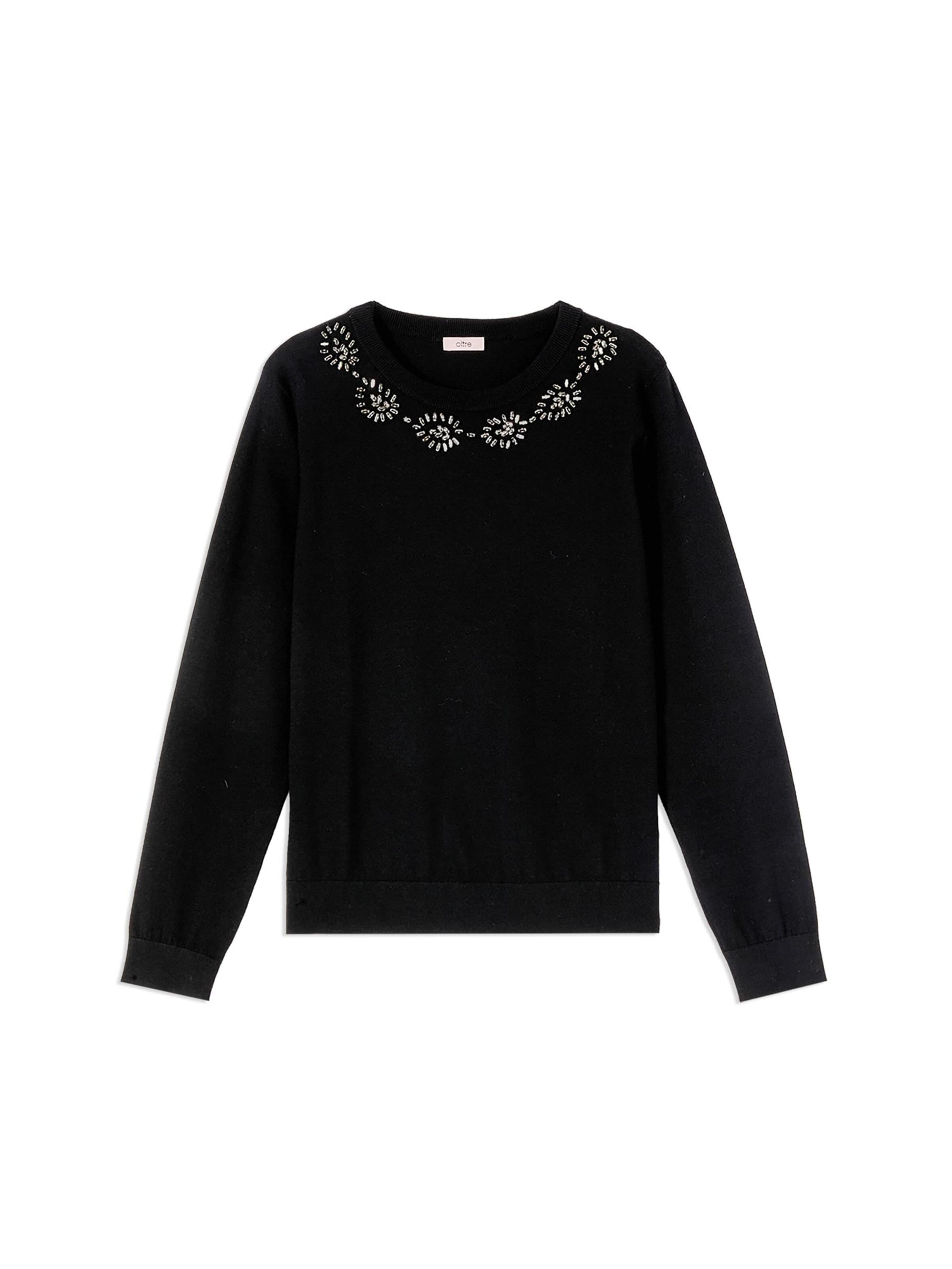 oltre Sweater in Black: front