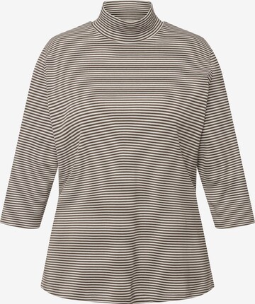 Ulla Popken Shirt  (GOTS) in Beige: predná strana