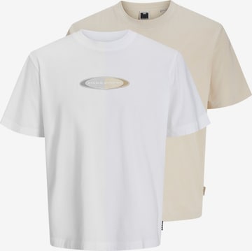 JACK & JONES Shirt 'JCOPACER' in Beige: voorkant