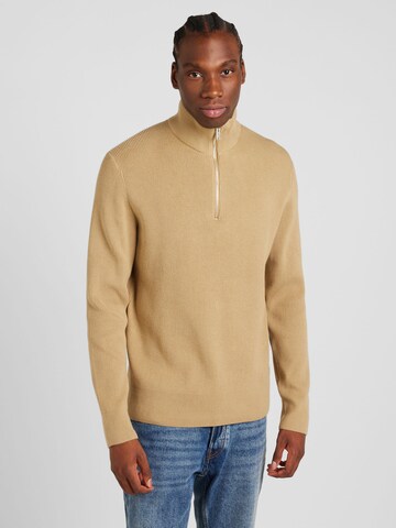 Pull-over Lindbergh en beige : devant