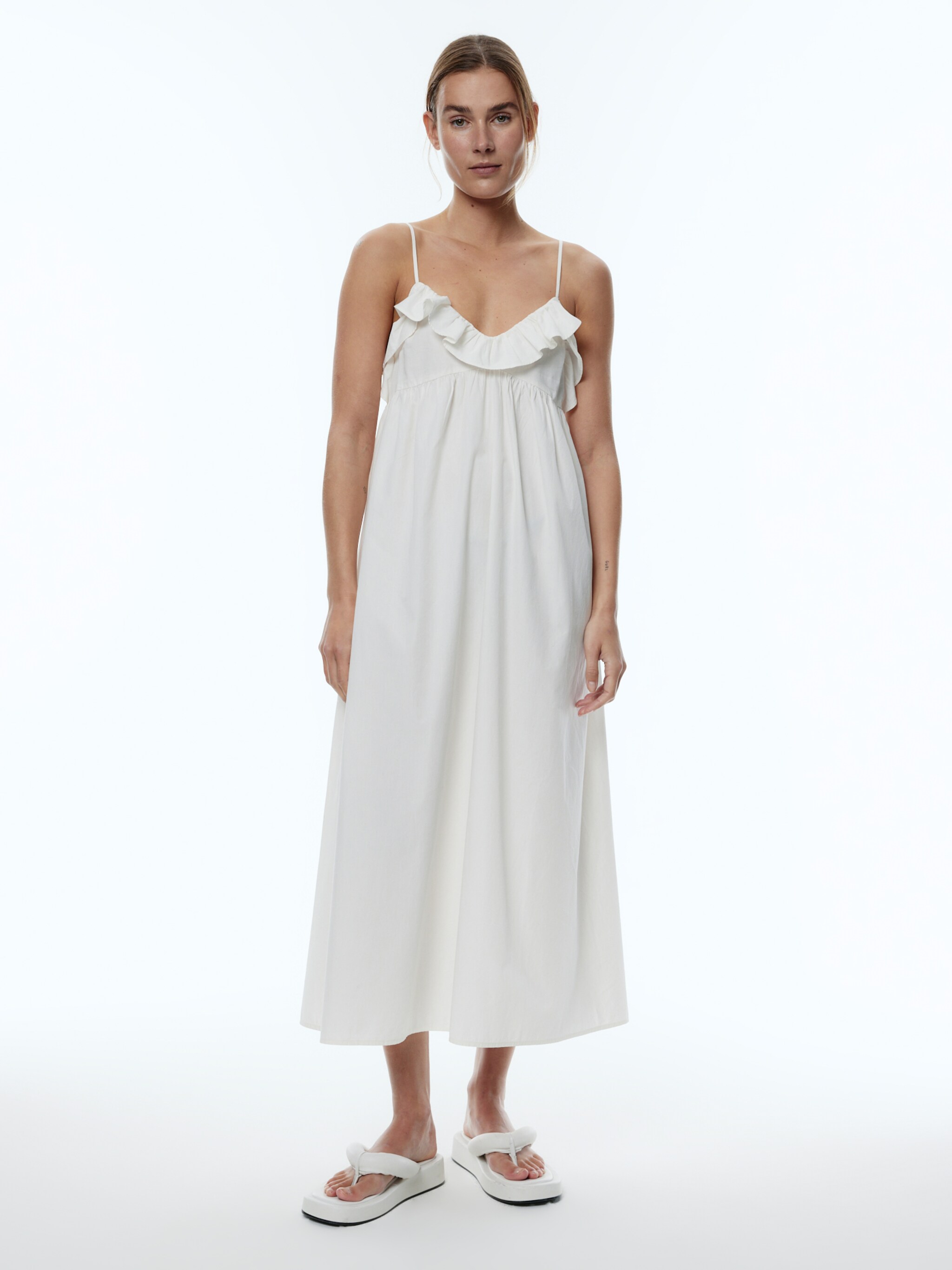 EDITED Producten Jurk 'Blossom' Beige