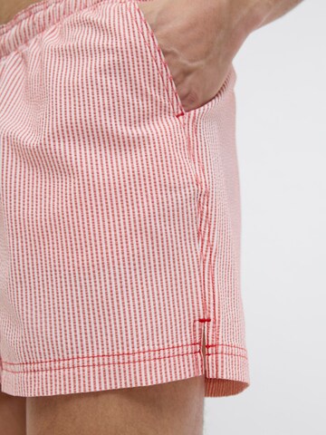 Shorts de bain JACK & JONES en rouge
