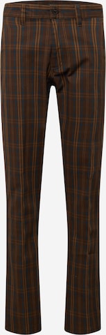Brixton Chino Pants 'CHOICE' in Brown: front