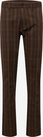 Brixton Regular Chino trousers 'CHOICE' in Brown: front