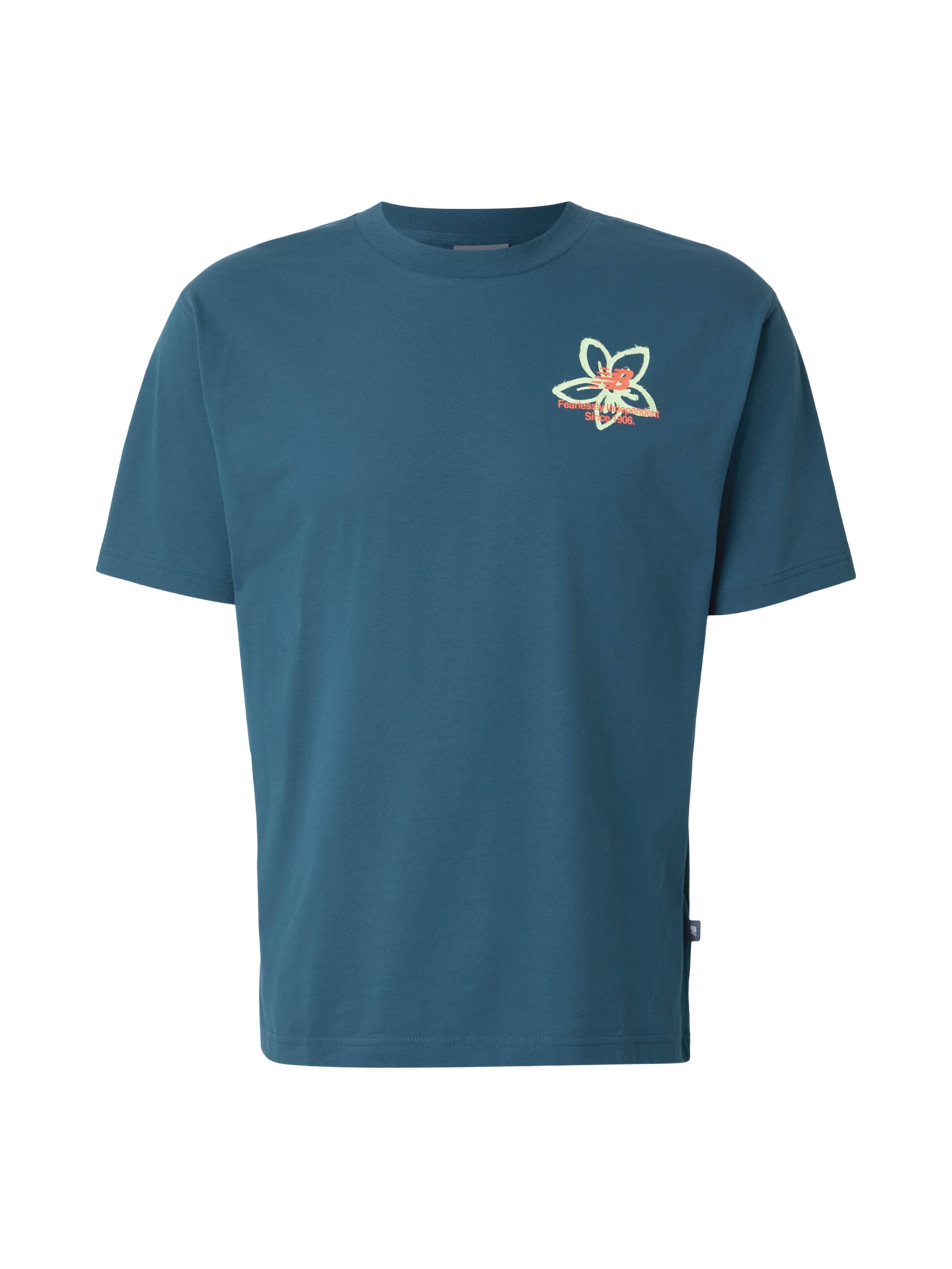 new balance Μπλουζάκι σε πράσινο: μπροστά