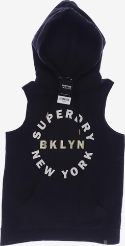 Superdry Sweatshirt & Zip-Up Hoodie in S in Black: front