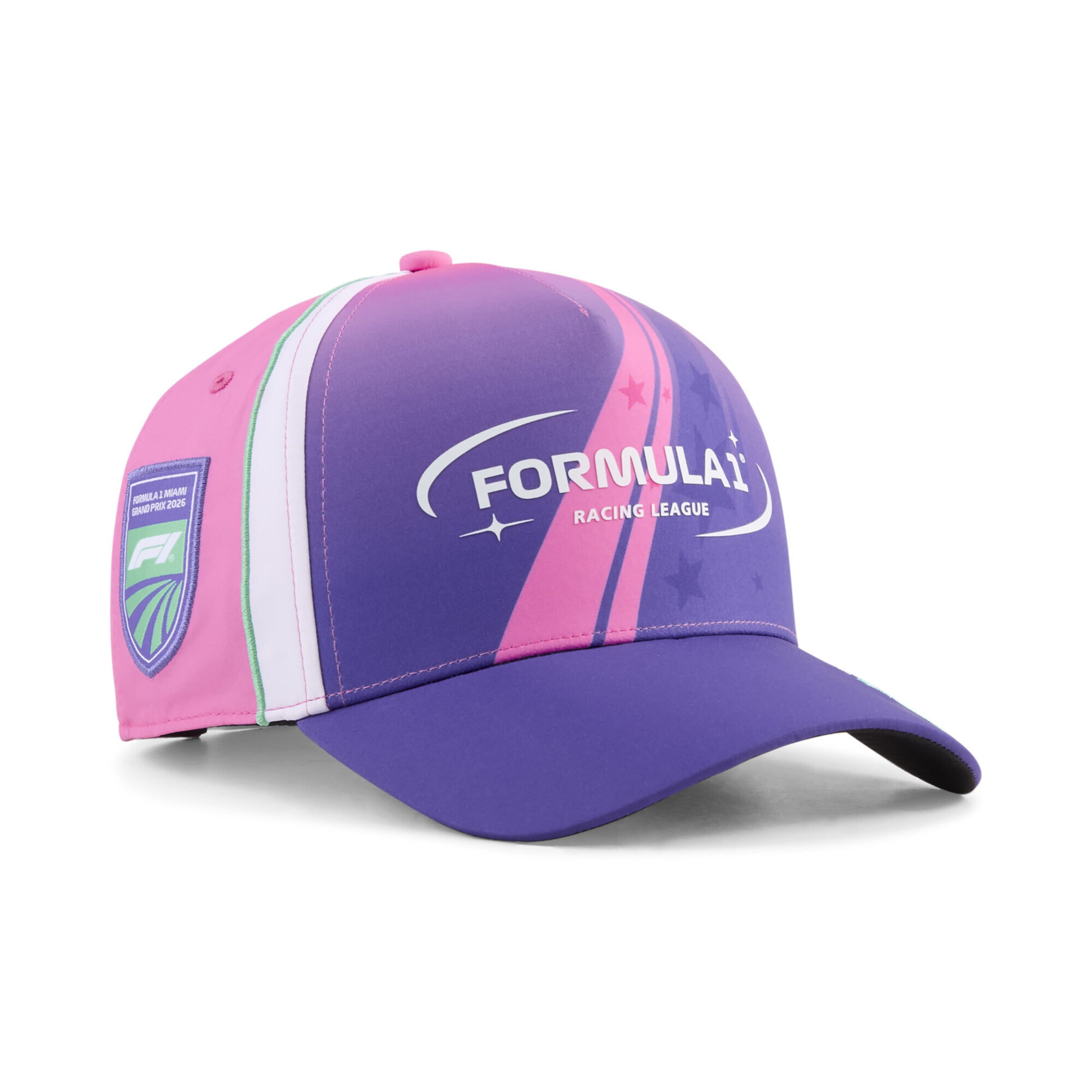 PUMA Sportcap 'F1® Miami Special' in Lila: Vorderseite