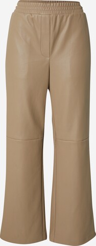 Wide Leg Pantalon 'Floriane' EDITED en beige : devant