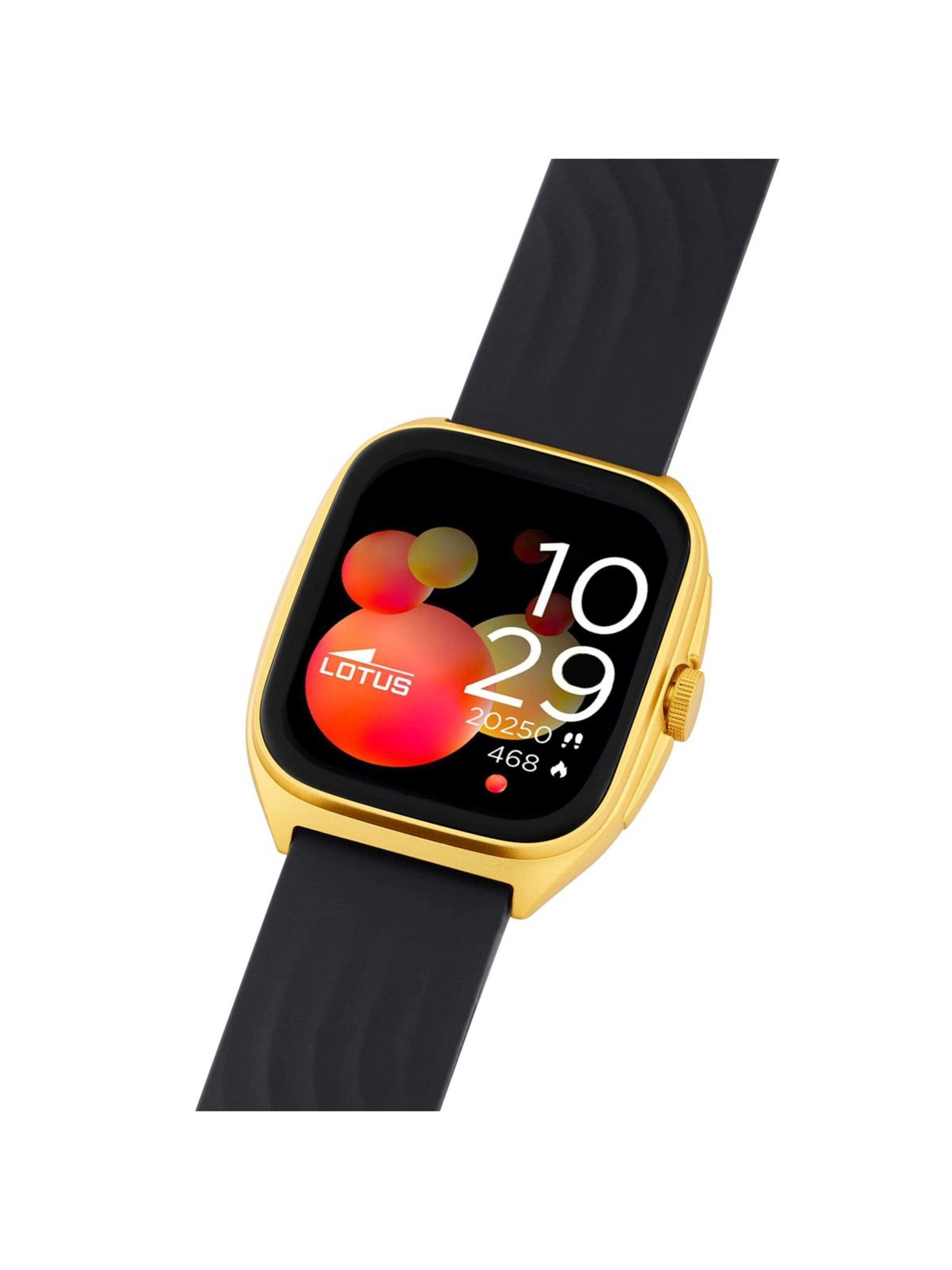 Montre digitale Lotus en or