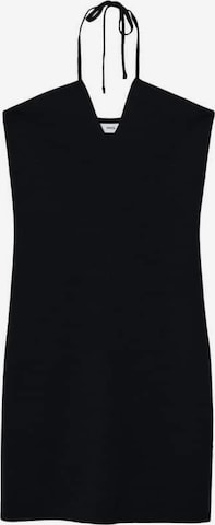 MANGO Pletena obleka 'Alberta' | črna barva: sprednja stran
