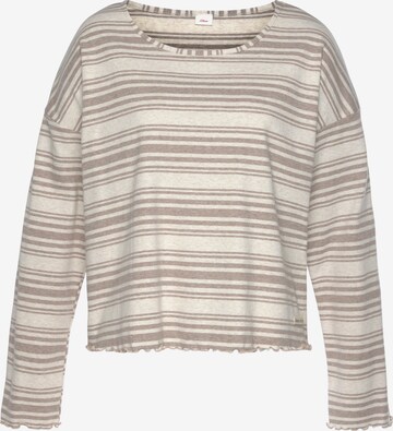 T-shirt s.Oliver en beige : devant