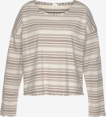 T-shirt s.Oliver en beige : devant