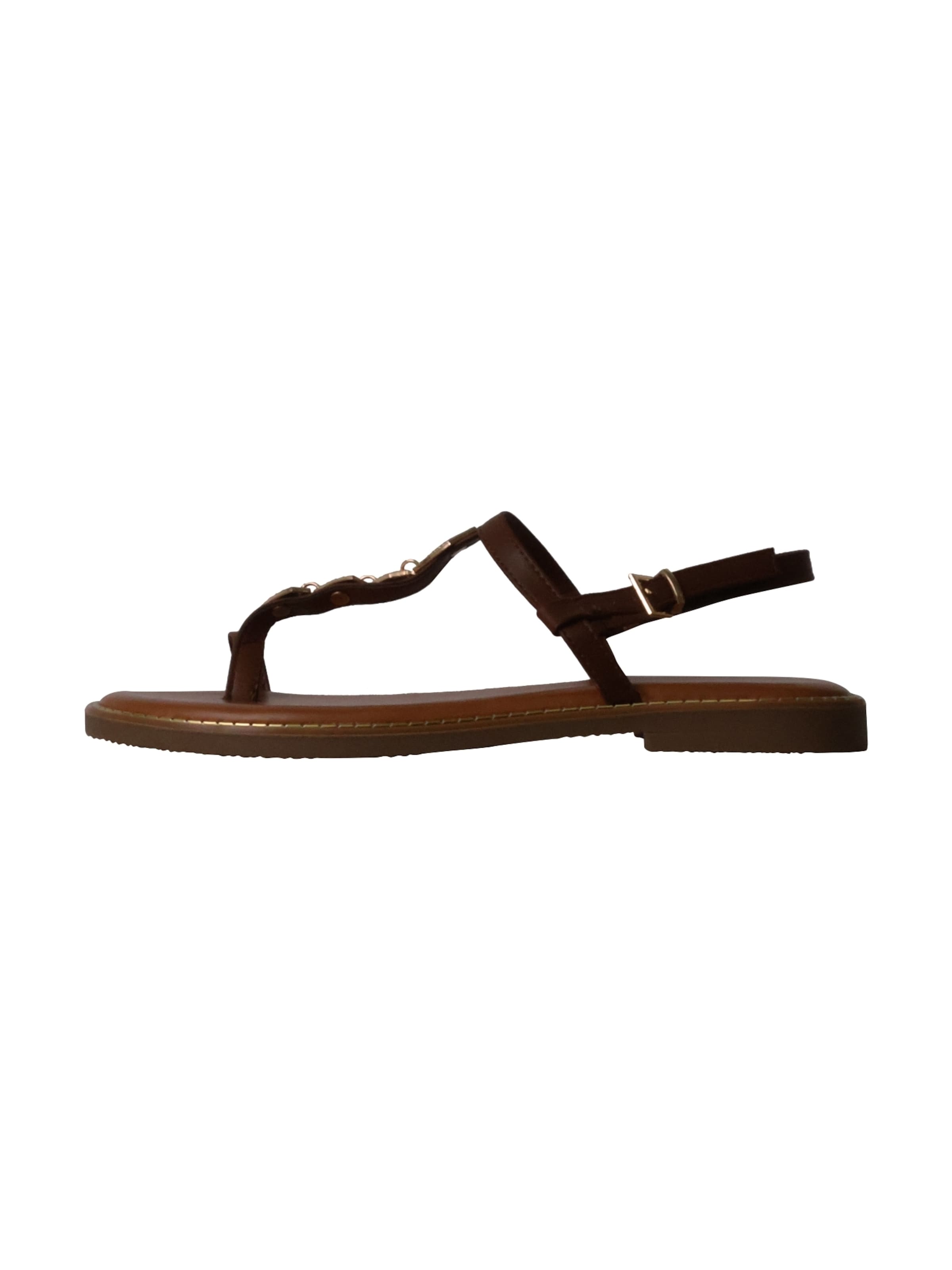 Super Mode Sandal in Brown: front