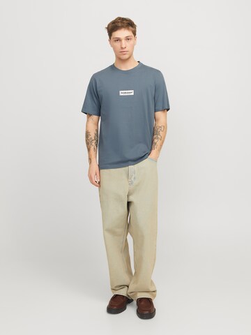 JACK & JONES - Camisa 'JORSPLIT' em azul