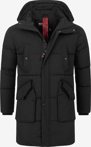 INDICODE JEANS Winterjacke 'Dexter' in Schwarz: Vorderseite