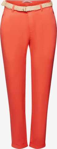 ESPRIT Slim fit Chino Pants in Orange: front