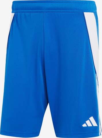 ADIDAS PERFORMANCE Regular Workout Pants 'Tiro 24' in Blue: front