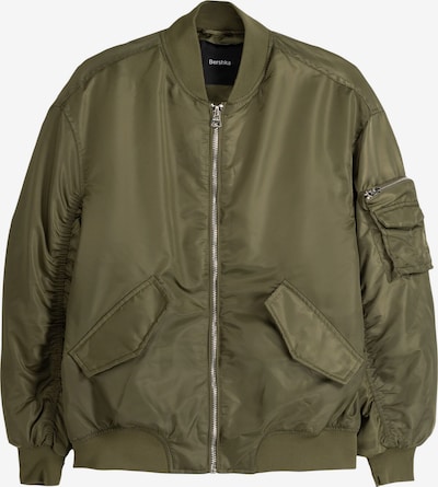 Bershka Between-Season Jacket in Khaki, Item view