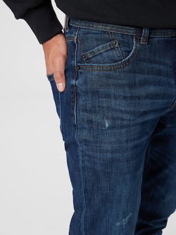 !Solid Slimfit Jeans in Blau