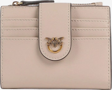 PINKO - Cartera 'MULTI PURPOSE WALLET VITELLO SETA' en beige: frente