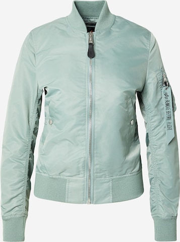 ALPHA INDUSTRIES Демисезонная куртка в Зеленый: спереди