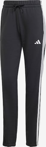 ADIDAS SPORTSWEARTapered Sportske hlače 'Essentials' - crna boja: prednji dio