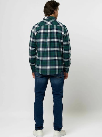 U.S. POLO ASSN. Regular fit Overhemd 'Ruben' in Groen
