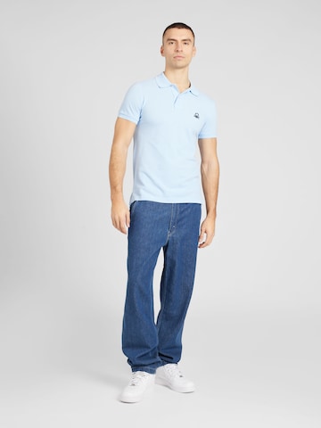 UNITED COLORS OF BENETTON Poloshirt in Blau