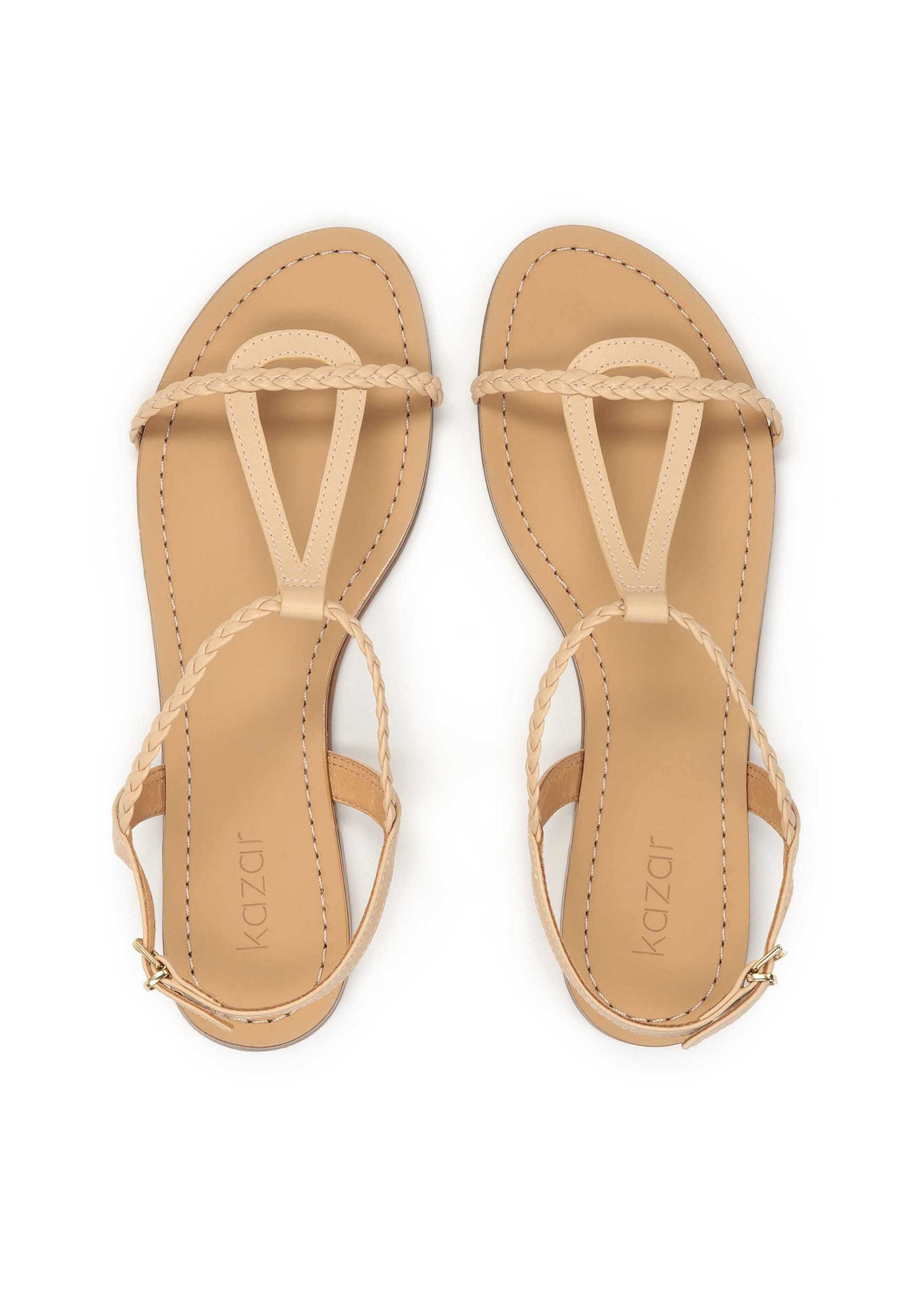 Kazar Strap sandal in Beige