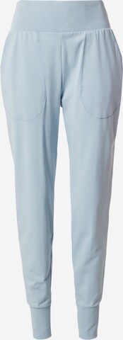 ESPRIT Tapered Workout Pants in Blue: front