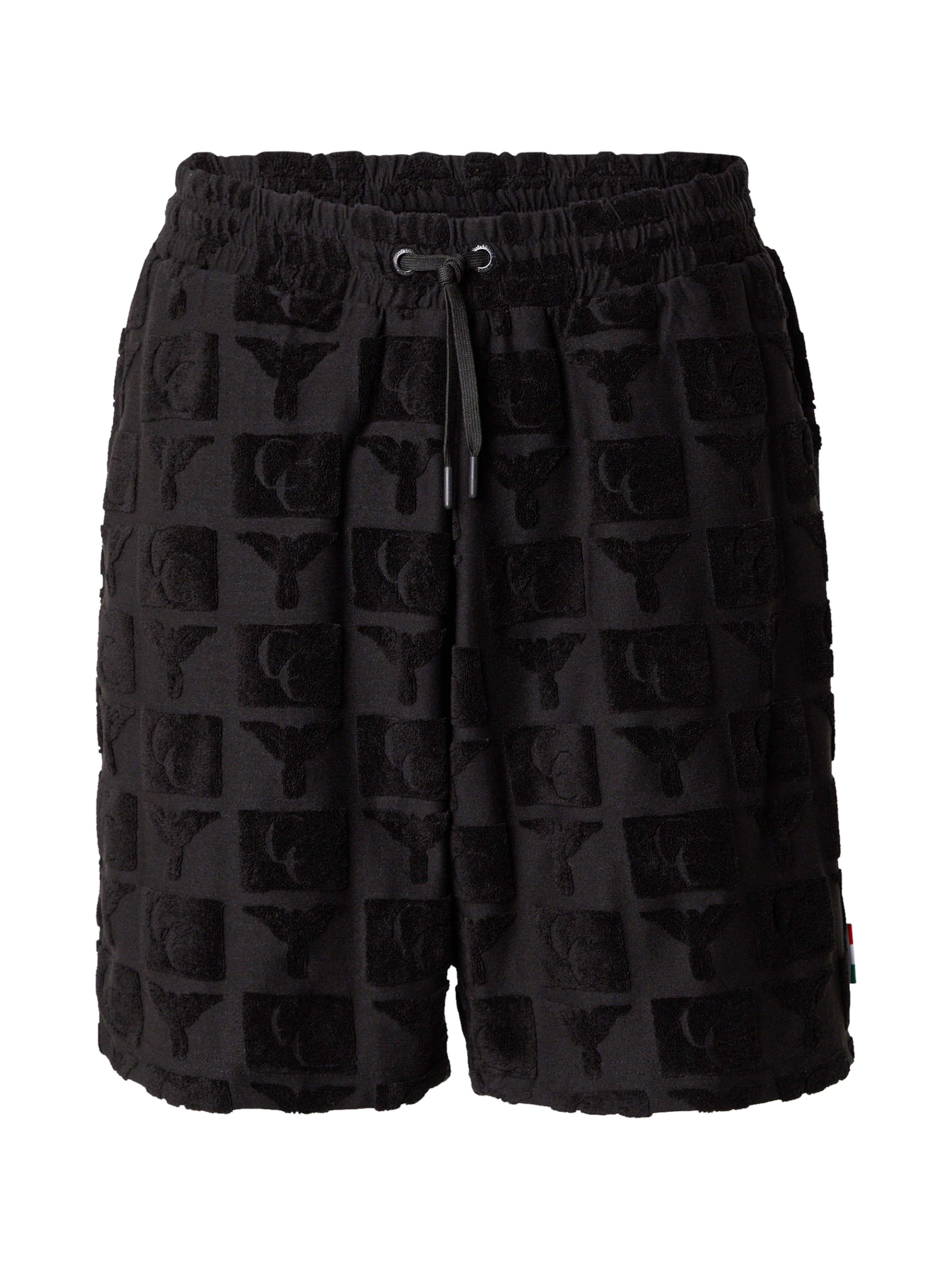 Carlo Colucci Shorts 'Egarter' in Schwarz: Vorderseite