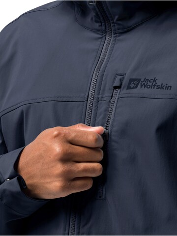 JACK WOLFSKIN Outdoorová bunda 'DESERT WIND' – modrá