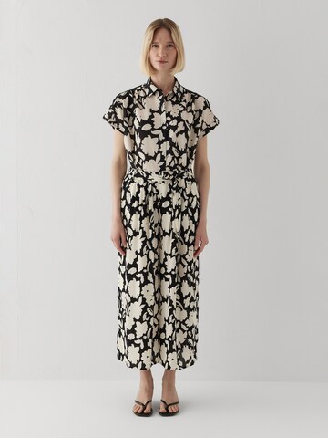 Mavi Wide leg Pants in Black: front