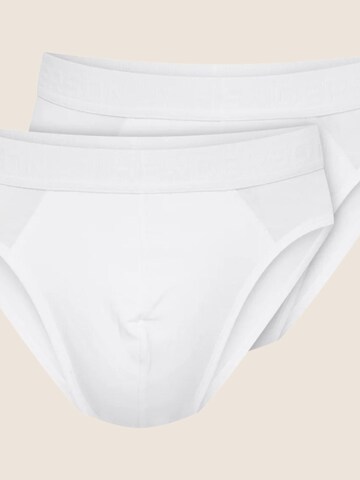 Henderson Slip 'Boxershorts Doppelpack aus Baumwolle Mix Atmungsaktiv bequem Move' in Wit