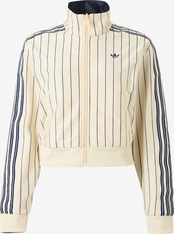 Veste de survêtement 'Firebird' ADIDAS ORIGINALS en beige : devant