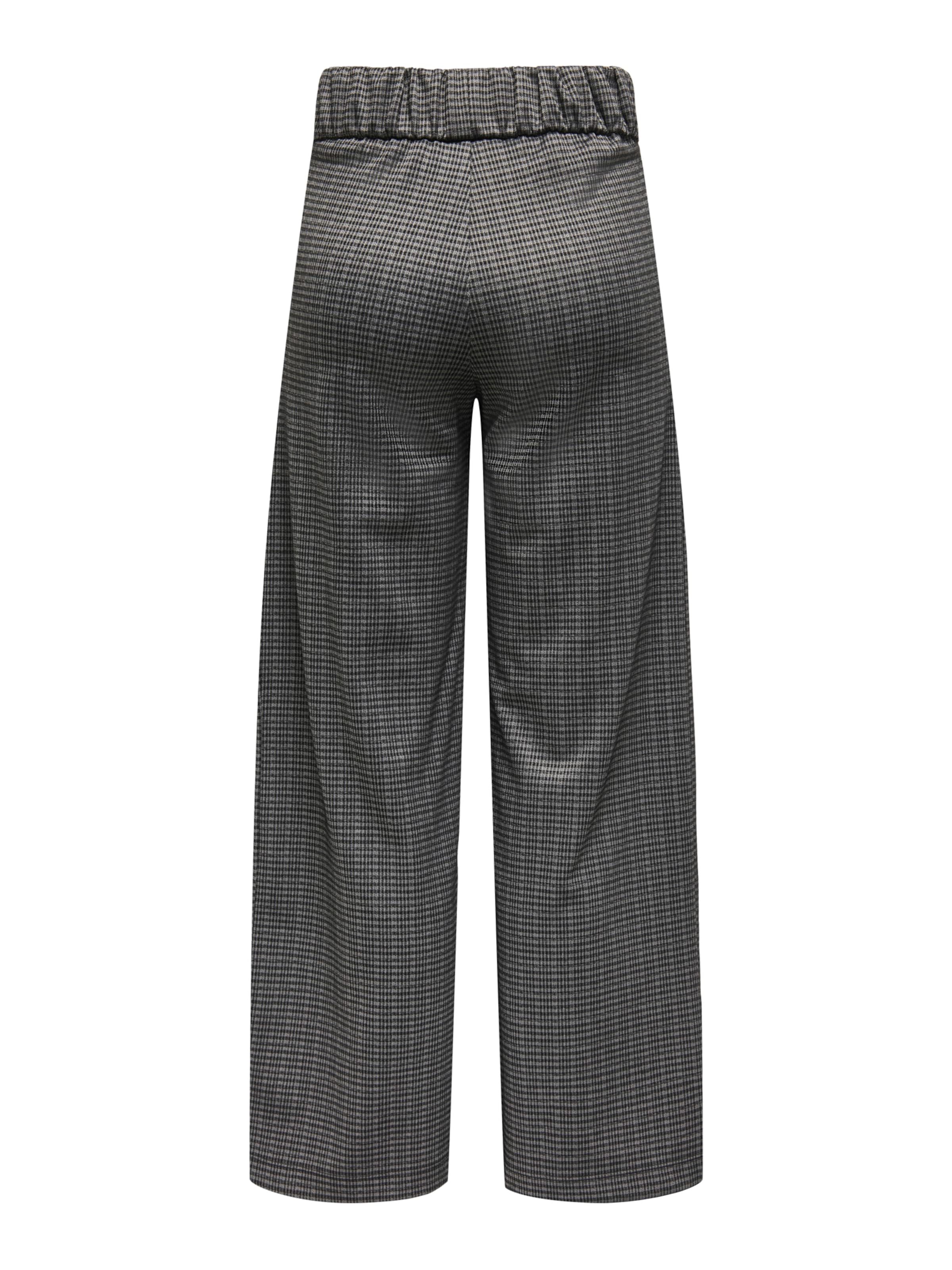 JDY - Perna larga Calças com pregas 'JDYGEGGO MIA' em cinzento