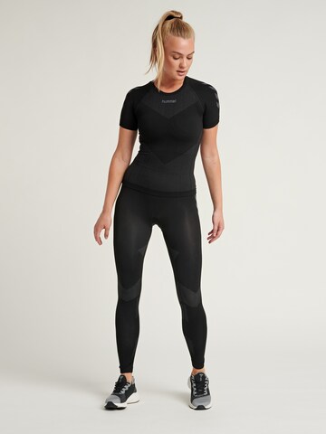 Hummel Funktionsbluse 'First Seamless' i sort