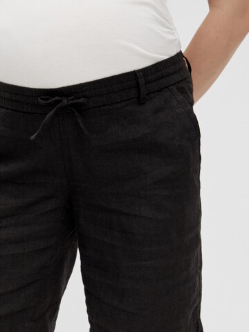 MAMALICIOUS Regular Trousers 'Beach' in Black