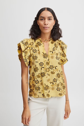 b.young Blouse in Yellow: front